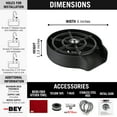 thumbnail image 6 of 2025 BEY Automatic Glass Rinser - Powerful Cup Washer for Kitchen Sink, Stainless Steel Baby Bottle Cleaner Sinks Attachment, Bar Accessories Spray Metal, 6 of 6