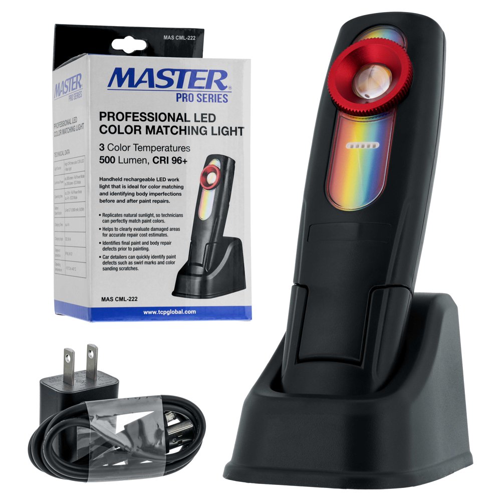 Master Pro LED Color Matching Light, 500 Lumen Exact Paint Color Match, Replicates Natural