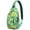 Lemon, variant on Watercolor Cactus Sling Backpack, Boho Succulent Crossbody Bag with Retro Desert Style, Southwestern Botanical Print and Minimalist Kawaii Design