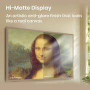 Hisense 55-Inch Class QLED 4K S7N CanvasTV Series Dolby Vision HDR Google Smart TV (55S7N, 2024 Model) - Art Mode, Anti-Glare Panel, Hi-Matte Display, Frame & UltraSlim Wall Mount Included, 144Hz