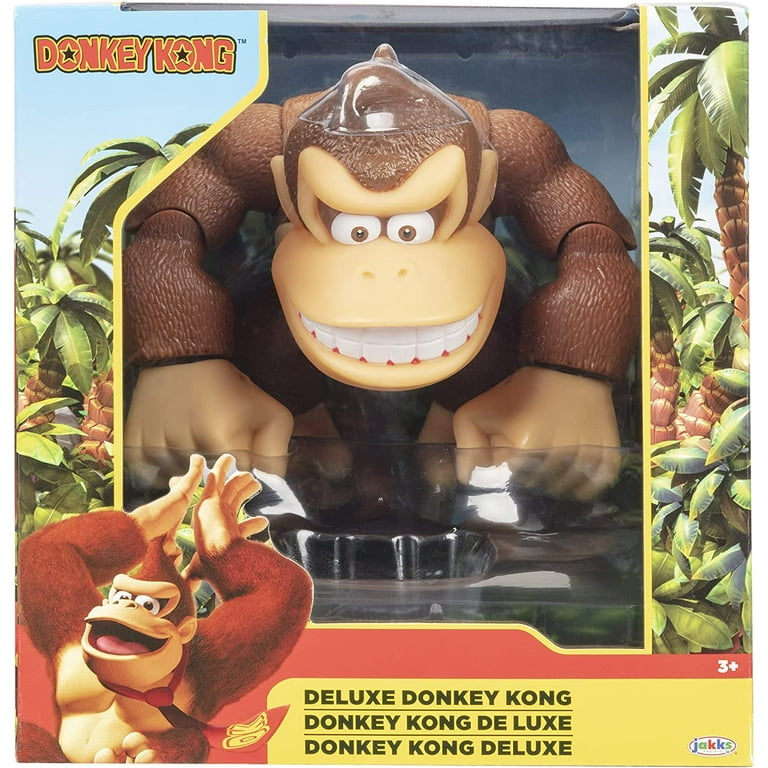 Super Mario Donkey Kong 6-Inch Deluxe Action Figure, with Up