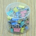thumbnail image 3 of Darzheoy 60 Pcs Colored Binder Clips, Paper Clamps, Paper Binder Clips, Assorted sizes, Metal Colorful Binder Clips, for Home Office Supplies, 3 of 4