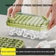 thumbnail image 5 of Freeze 12 Ice Cubes, Ice Block Storage Box, One Click Press Ice, Metal Frame, Portable for Dorm, 2-Tier Design, Ice Maker Set, Large Capacity, Quiet Operation, Easy Clean, for Office\, 5 of 8