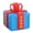 Blue/Red, variant on Riousery Annoying Present Box with Screws Novelty Funny 3D Printed Prank Box for Storing Toys Holiday Decorations Blue Red 3.15 inches / 8 cm