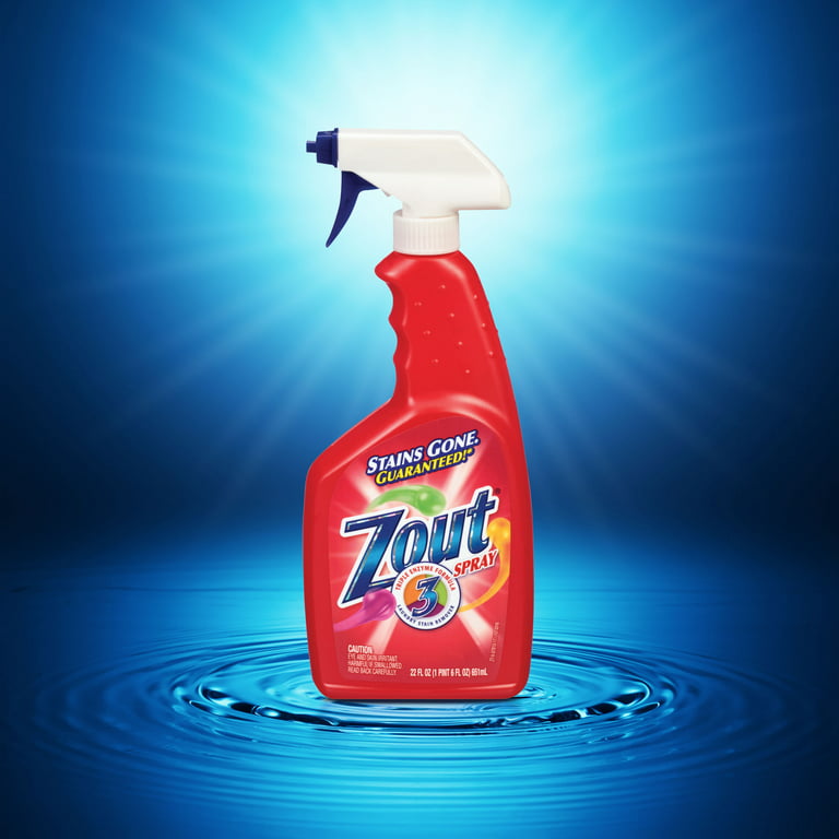 Zout Laundry Stain Remover Spray, Triple Enzyme Formula, 22 Ounce