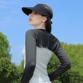 thumbnail image 6 of 2026 Cooling Shawl Arm Sleeves Sun Uv Protection Cooler Shrug, Comfortable & Breathable Anti-UV Arm Sleeves for Women Black, 6 of 8