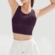 thumbnail image 4 of Mujeres de Color Sólido Cuatro Filas Ajustable Inalámbrico Sujetador Doble Hombro Estilo a Prueba de Choques Yoga Deportes Sujetadores para Mujeres, 4 of 6