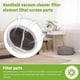 thumbnail image 5 of 2Pcs for Xiaomi Mijia Handheld Vacuum Cleaner Filter HEPA (Two Packs) White for MJXCQ01DY Model, 5 of 5