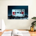 thumbnail image 3 of Elephant Stock Mixtape Film Tangle Wall Art - Horizontal Canvas Wall Art - Living Room Wall Decor - Music Canvas - Blue And Brown Decor - 12" x 8", 3 of 7