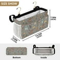 thumbnail image 3 of Ryvnso Bedside Caddy Cartoon Dogs Floral Bedside Storage Bag Hanging Organizer, 3 of 8