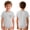 Grey, variant on Boys Girls Special Needs Adaptive Clothing Anti-strip Romper Stripe Short Sleeve Jumpsuit Autistic Bodysuit Unitard Grey 8