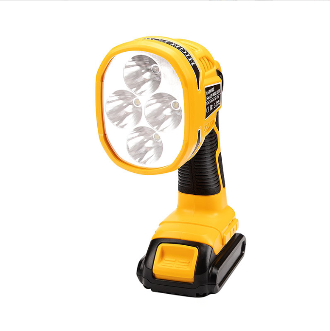 For LED Work Light 12W 1120LM Cordless LED Spotlight Powered by 20V Max