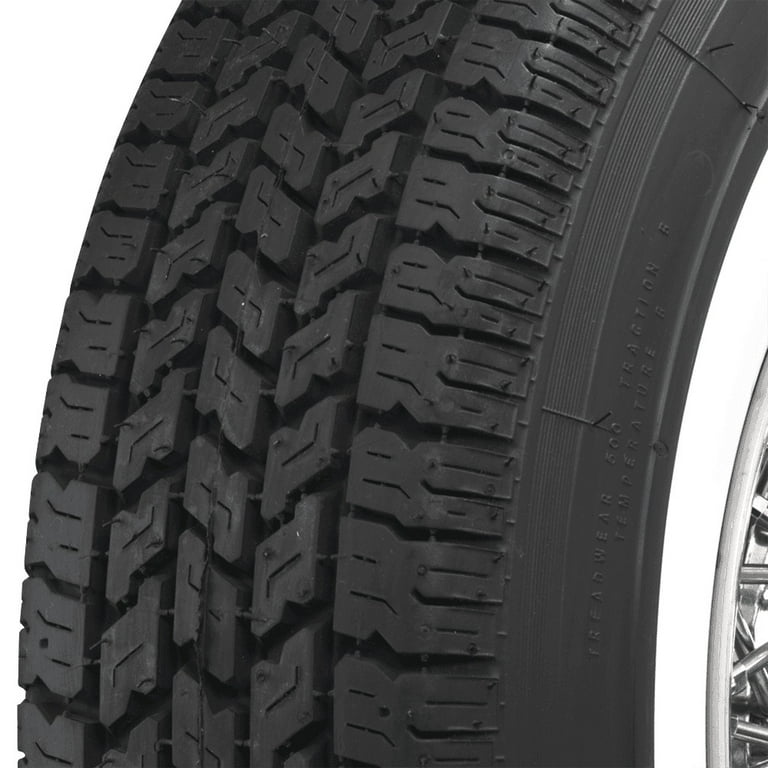 Coker Tire 546090 2.5 in. White Wall Tire for P225-75R14 Coker