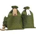 thumbnail image 2 of 30-Pack Natural Jute Drawstring Bags for Wedding Favors, Party Gifts, Home Organization & Craft Storage – Eco-Friendly Green Pouches, 2 of 6