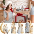 thumbnail image 6 of TNSAWRRYOE Family Resin Figurines Set,Mother Child Sculpture Home Decor,Parent-Kid Angel Statues for Gift, 6 of 6
