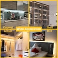 thumbnail image 3 of DAYBETTER 20FT Under Cabinet LED Lighting Kit, 6 Pcs Dimmable 2700K-6500K Strip Lights, Dual Control & Timing for Kitchen Cabinet TV Back, 3 of 8