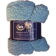 Serta Sherpa Throw Turq