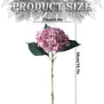 thumbnail image 3 of ERTZAE Artificial 11-Branch Hydrangea Flower Stem,Dark Pink,Single Faux Flower for Arrangement Wedding Decoration,Faux Hydrangea Stem with Multiple Blooms,Realistic Texture,DIY Wreath Bouquet Supply, 3 of 8