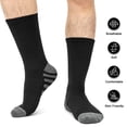 thumbnail image 5 of DIFFYBOX Mens Cushioned Athletic Crew Socks, 5 Pairs Moisture Wicking Breathable Work Hiking Running Socks for Men Size 10-13 & 13-15, 5 of 8