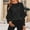 Black, variant on VISALY Sequin Tops for Women Glitter Shirts Shimmer Tops Sparkle Loose Crewneck Long Sleeve Blouses Elegant Casual Dressy Casual Slimming Blouses Sparkly Plus Size Holiday Party Outfit Hot Pink L