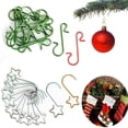 thumbnail image 2 of Soporte de gancho en forma de S para colgar bolas de Navidad, adorno colgante para árbol de Navidad, decoración de Feliz Año Nuevo, 20/50 piezas, 2 of 4