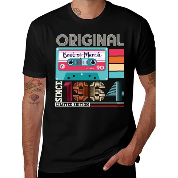 59 Birthday for Man March Born 1964 Fun Cassette