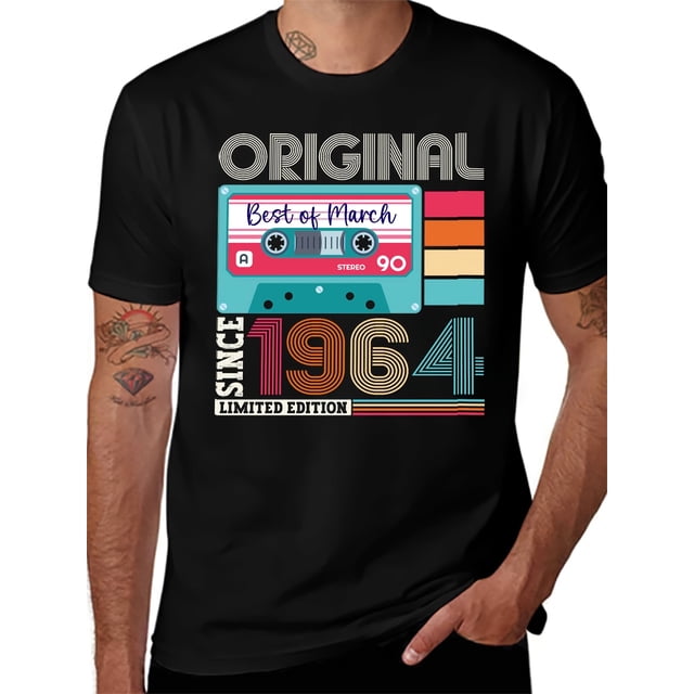 59 Birthday for Man March Born 1964 Fun Cassette