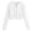 White, variant on Tanghaowl Sweatshirts for Women Loose Fit Casual Solid Zipper Hooded Long Sleeve Sweatshirt Short Shirt Tops with Soft Breathable Material Black S