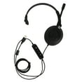 thumbnail image 2 of Auriculares de teléfono enchufe USB Auriculares monoaurales de servicio al cliente profesional X6S USB 2 Plug and Play para telemercadeo para centro de llamadas para servicio al, 2 of 8