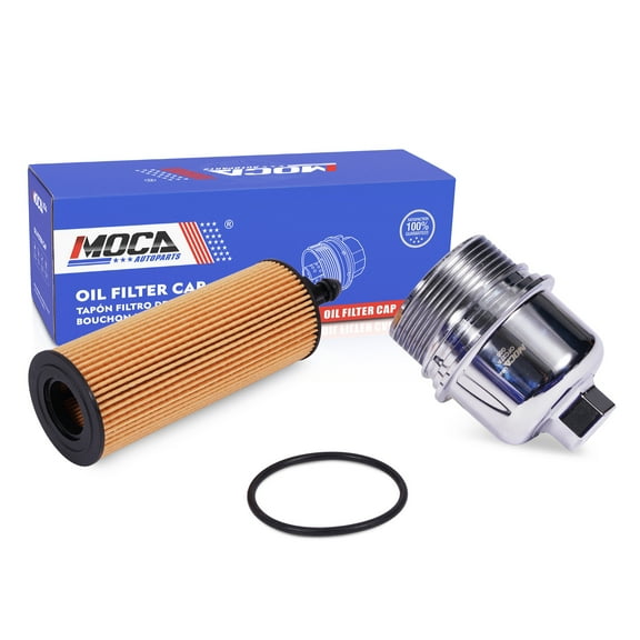 MOCA AUTOPARTS MO327 Aluminum Oil Filter Cap Fit for 2014-2023 Chrysler 300 3.6L & 2014-2023 Dodge Charger 3.6L & 2014-2023 Jeep Wrangler 3.6L