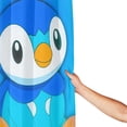 thumbnail image 4 of Piplup Shower Curtain Cartoon Art Bath Shower Curtains with 12 Hooks, Waterproof Washable Polyester Bathroom Home Decor Set 72x72 Inch, Iron, 4 of 8