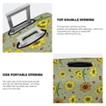 thumbnail image 3 of Yiaed Sage Green With Sunflowers Print Travel Luggage Cover Suitcase Protector Fits 18-32 Inch Luggage Wheel Covers Patterned Elastic Luggage Anti-scratch（No luggage）-Small, 3 of 5