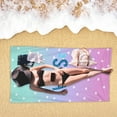 thumbnail image 6 of Zatoumnr Special Pattern Microfiber Beach Towel, 70x140cm, Lightweight Bath Towel, Sandproof Blanket, Ideal for Travel, Swimming, Camping, and Yoga, 6 of 6