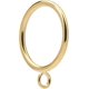 thumbnail image 1 of Anillos de cortina de metal con ojal de 1,49\u201d de diámetro interior, se adapta a varillas de hasta 1 1/4 pulgadas (dorado, 60 piezas) (dorado, 60), 1 of 5
