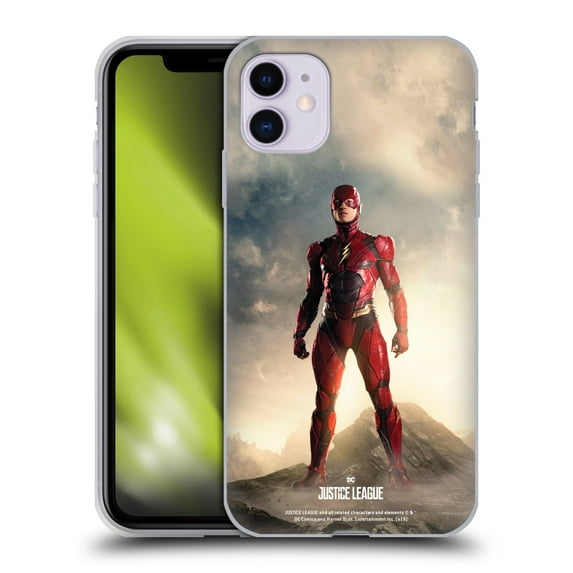 Head Case Designs Officially Licensed Justice League Movie Character Posters The Flash Soft Gel Case Compatible with Apple iPhone 11
