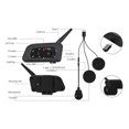 thumbnail image 3 of TFixol Teleheer V6 casco de motocicleta Bluetooth 5,1 auriculares, sistema de comunicación de intercomunicación TFixol  walkie-talkie para moto, 3 of 7