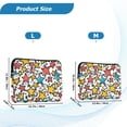 thumbnail image 4 of FORMRS 13-13.3 inch Laptop Sleeve Case Soft Carrying Quilted Computer Bag Cover, Colorful Stars, 4 of 7