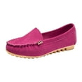 thumbnail image 5 of Dakaela Women's Suede Loafer Shoes Leather Casual Penny Loafers Ladies Moccasins Driving Work Flats, 5 of 6