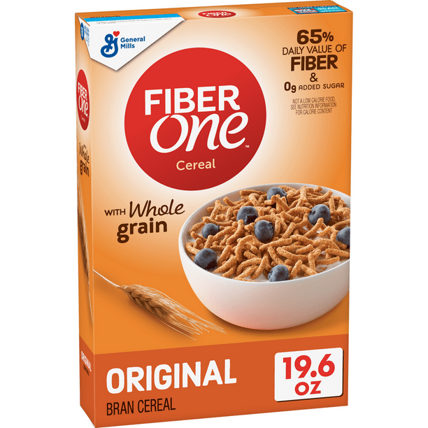 Fiber One™ Breakfast Cereal, Original Bran, 19.6 oz - Walmart.com ...