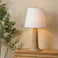 thumbnail image 3 of Maklaine Coastal Iron Base with Handwoven Walden Cane Natural Table Lamp, 3 of 4