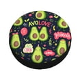 thumbnail image 2 of Kdxio Spare Tire Cover for RV Trailer, Waterproof Wheel Cover,Camper Spare Tire Cover Fit for Rv SUV Truck Travel Trailer 17 inch-Avocado Love, 2 of 8