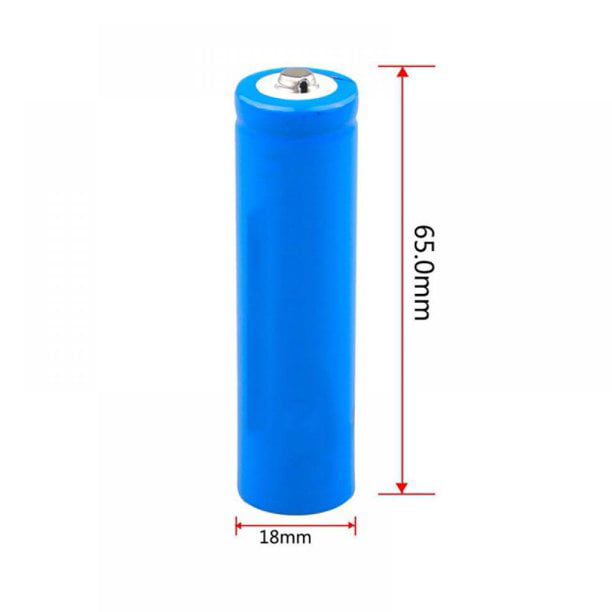 4 Pack 2500mAh 18650 Battery Rechargeable Li-ion Batteries Match for Wifi  Smart Wireless Security Doorbell 