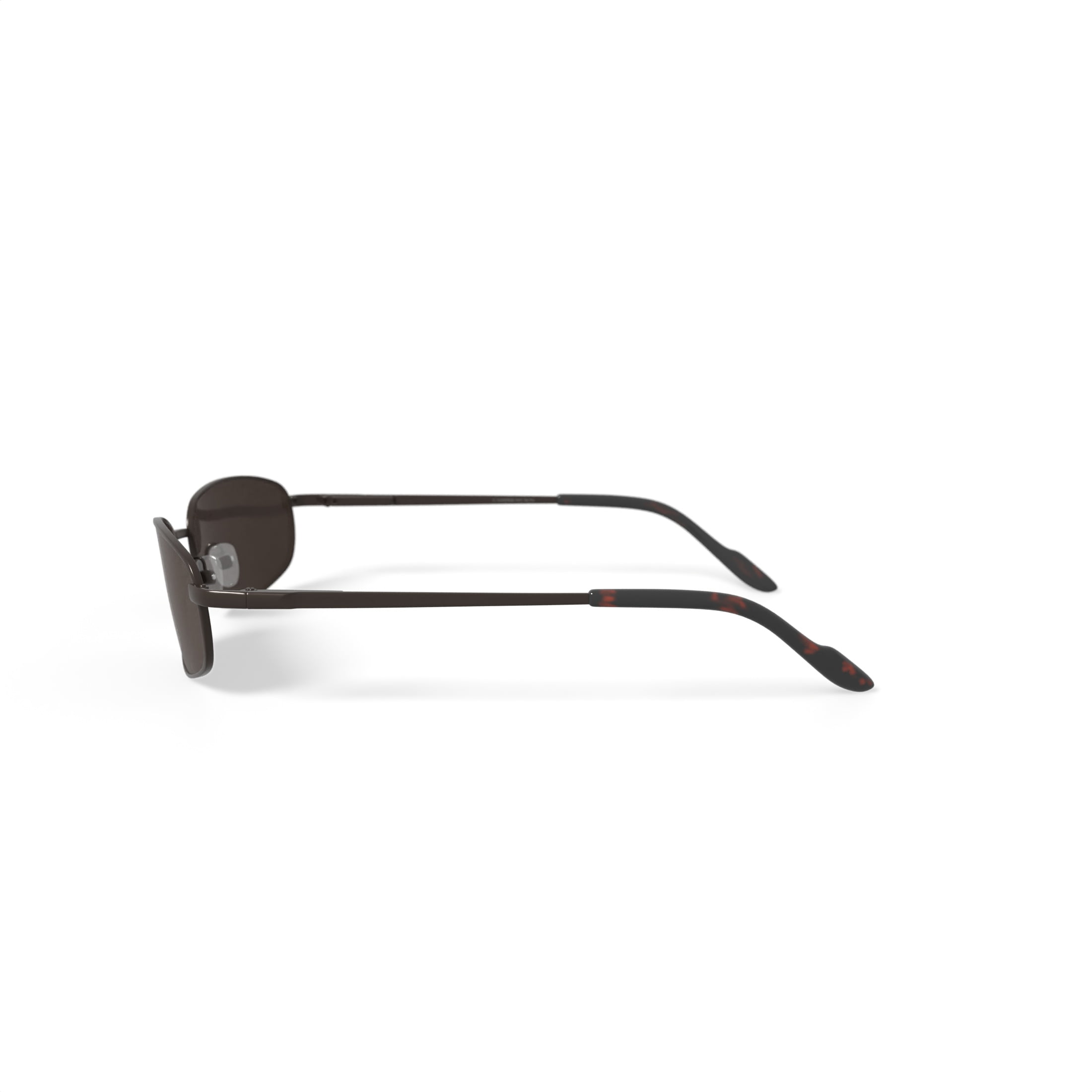 Caribbean Sun Rx'able Unisex Polarized Sport Sunglasses, Tobago, Matte Brown, 55-18-132