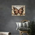 thumbnail image 5 of Butterfly Wall Art Christian Butterfly Pictures Wall Decor Bible Verse Scriptures Canvas Painting Prints Modern Artwork Home Decoration for Bedroom Bathroom Living Room 16"x12", 5 of 6