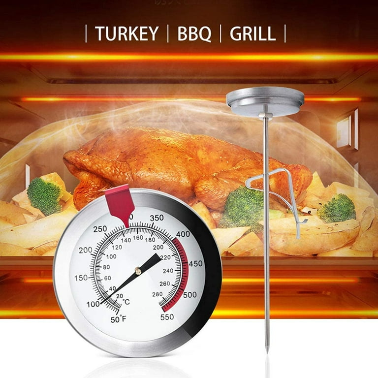 Casewin Deep Fryer Turkey Thermometer with Clip&12 inch - Best Professional  Kitchen Pot Fryer Thermometer, Stainless Steel Fry Oil Thermometer, dial  Thermometer for Candy and Meat Cooking 