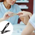 thumbnail image 5 of Nail clippers 16mm wide jaw opening for thick nails stainless steel black, 5 of 5