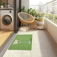 thumbnail image 4 of Yayeee Doormat for Indoor Entrance 32" x 20" Non Slippery Floor Rug, Green Martini Glass, 4 of 8