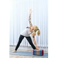 thumbnail image 4 of Leewadee Yoga Block Set – 2 Floor Cushions for Yoga, Meditation Block for the Floor, Filled with Kapok,  Blue Red, 4 of 9