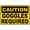 Warning Sign 3, variant on Caution H2S Poisonous Gas May Be Present Spanish Sign, 8"x12" Tin Wall Decor, Great for Garden and Yard Safety Alert