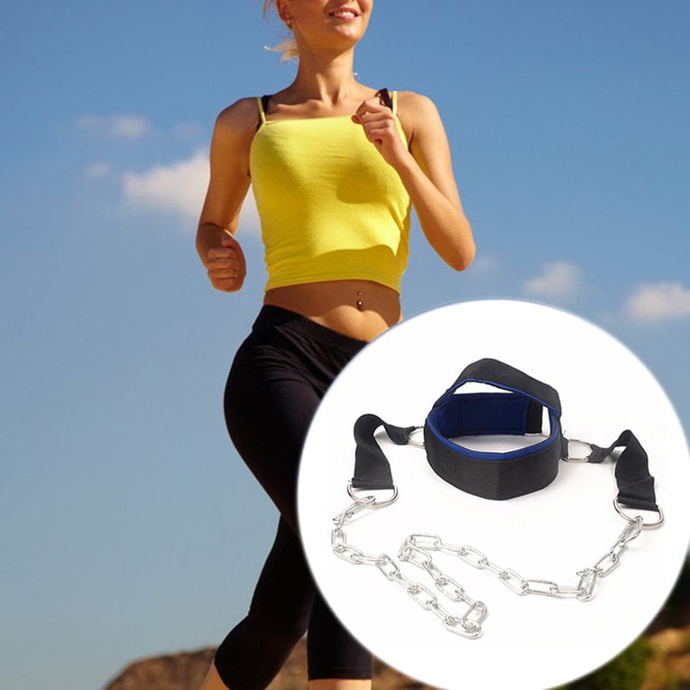 AQF Harnais réglable pour la tête, Ceinture de Musculation pour Le Cou